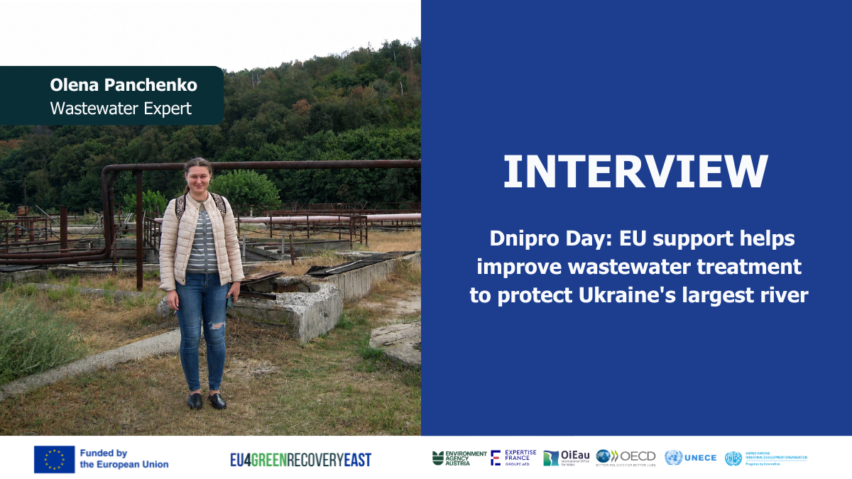 Interview Dnipro Day: EU support helps modernise wastewater treatment to protect Ukraine's largest river 