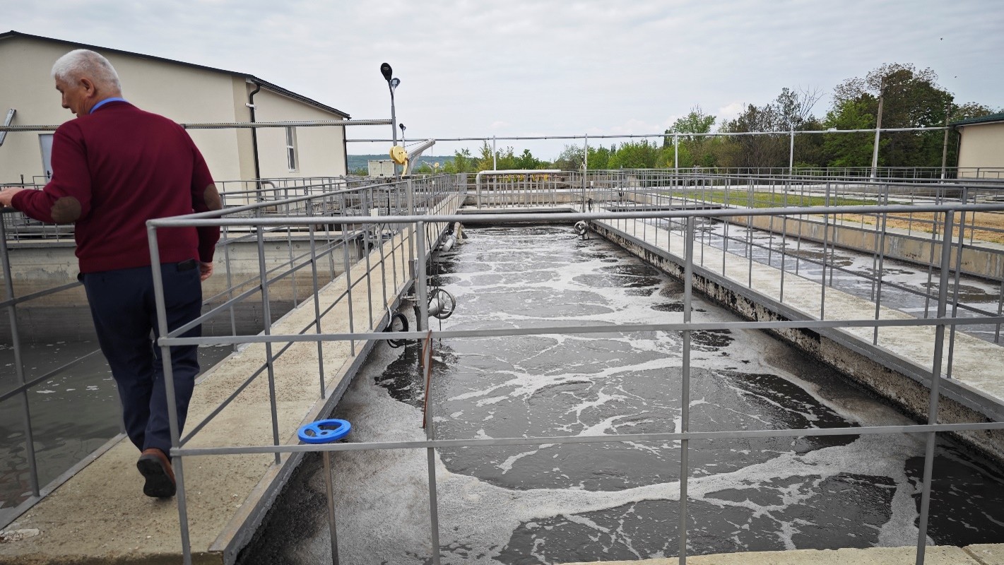 Causeni wastewater treament plant, photo: Eugen Castravet