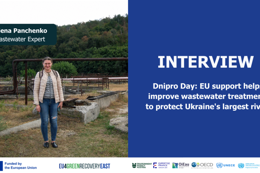 Interview Dnipro Day: EU support helps modernise wastewater treatment to protect Ukraine's largest river 